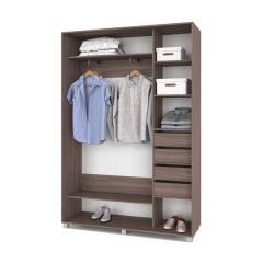 РОЛАНД Шкаф-купе Шимо темный (450*1100) Р411 в Ишиме - ishim.mebel24.online | фото 4