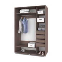 РОЛАНД Шкаф-купе Шимо темный (600*1700) Р671 в Ишиме - ishim.mebel24.online | фото 4