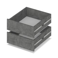 РОЛАНД Шкаф-купе зеркалом Камень темный (600*1500) Р652 в Ишиме - ishim.mebel24.online | фото 3