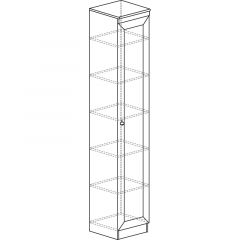 Шкаф многоцелевой №601 Инна Денвер темный в Ишиме - ishim.mebel24.online | фото 2