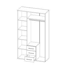 Шкаф Парма 3-х створчатый в Ишиме - ishim.mebel24.online | фото 3