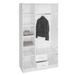 Шкаф Ронда ШК-3 с зеркалом (Белый) в Ишиме - ishim.mebel24.online | фото 2