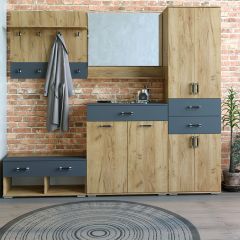 Шкаф с ящиками НКМ Бостон Секция 6 в Ишиме - ishim.mebel24.online | фото 2