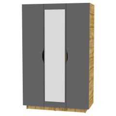 Шкаф с зеркалом "Аврора (H24_M)" в Ишиме - ishim.mebel24.online | фото 2