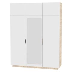 Шкаф с зеркалом "Аврора (H29_M)" в Ишиме - ishim.mebel24.online | фото 3