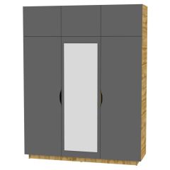 Шкаф с зеркалом "Аврора (H29_M)" в Ишиме - ishim.mebel24.online | фото 19