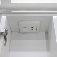 Шкаф-зеркало Аврора 60 с подсветкой LED Домино (DV8005HZ) в Ишиме - ishim.mebel24.online | фото 10