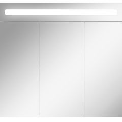 Шкаф-зеркало Аврора 80 с подсветкой LED Домино (DV8009HZ) в Ишиме - ishim.mebel24.online | фото 4