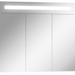 Шкаф-зеркало Аврора 80 с подсветкой LED Домино (DV8009HZ) в Ишиме - ishim.mebel24.online | фото 1