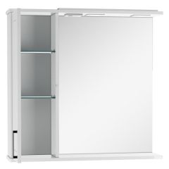 Шкаф-зеркало Charlie 80 левый Домино (DCh2516HZ) в Ишиме - ishim.mebel24.online | фото 2