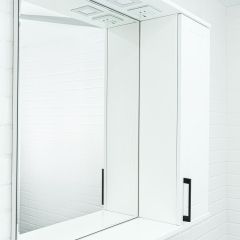 Шкаф-зеркало Charlie 80 правый Домино (DCh2520HZ) в Ишиме - ishim.mebel24.online | фото 6