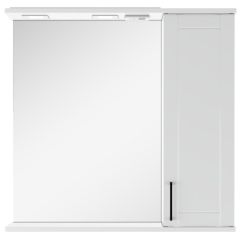 Шкаф-зеркало Charlie 80 правый Домино (DCh2520HZ) в Ишиме - ishim.mebel24.online | фото 4