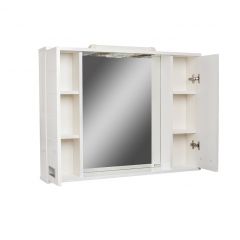 Шкаф-зеркало Cube 90 Эл. Домино (DC5012HZ) в Ишиме - ishim.mebel24.online | фото 3