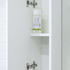 Шкаф-зеркало Лилия 50 левый АЙСБЕРГ (DA2004HZ) в Ишиме - ishim.mebel24.online | фото 3