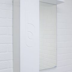 Шкаф-зеркало Лилия 50 левый АЙСБЕРГ (DA2004HZ) в Ишиме - ishim.mebel24.online | фото 2