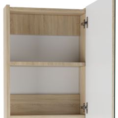 Шкаф-зеркало Мечта 50 Дуб сонома АЙСБЕРГ (DM2318HZ) в Ишиме - ishim.mebel24.online | фото 2