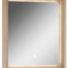 Шкаф-зеркало Nice 60 с подсветкой Домино (DN4706HZ) в Ишиме - ishim.mebel24.online | фото