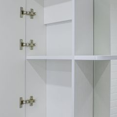 Шкаф-зеркало Норма 1-50 левый АЙСБЕРГ (DA1601HZ) в Ишиме - ishim.mebel24.online | фото 8