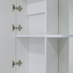 Шкаф-зеркало Норма 2-55 левый АЙСБЕРГ (DA1609HZ) в Ишиме - ishim.mebel24.online | фото 7