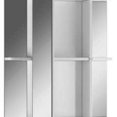 Шкаф-зеркало Норма 2-60 левый АЙСБЕРГ (DA1611HZ) в Ишиме - ishim.mebel24.online | фото 2