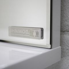 Шкаф-зеркало Optima 65 Эл. левый глянец Домино (DO1906HZ) в Ишиме - ishim.mebel24.online | фото 8