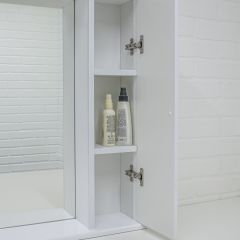 Шкаф-зеркало Радуга Белый 55 левый/правый АЙСБЕРГ (DA1138HZR) в Ишиме - ishim.mebel24.online | фото 2