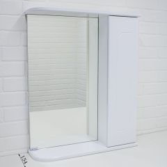 Шкаф-зеркало Радуга Белый 55 левый/правый АЙСБЕРГ (DA1138HZR) в Ишиме - ishim.mebel24.online | фото 4