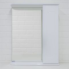 Шкаф-зеркало Радуга Белый 55 левый/правый АЙСБЕРГ (DA1138HZR) в Ишиме - ishim.mebel24.online | фото 3