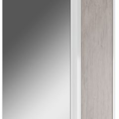 Шкаф-зеркало Uno 60 Дуб серый левый/правый Домино (DU1503HZ) в Ишиме - ishim.mebel24.online | фото 1