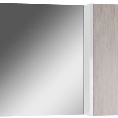 Шкаф-зеркало Uno 80 Дуб серый левый/правый Домино (DU1504HZ) в Ишиме - ishim.mebel24.online | фото
