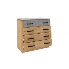 Спальня Асти Комод (Дуб крафт золотой) в Ишиме - ishim.mebel24.online | фото 2