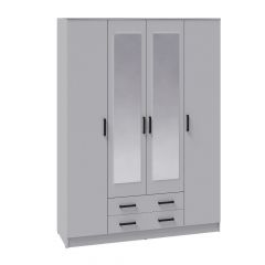 Спальня Асти Шкаф 4-х ств (Белый) в Ишиме - ishim.mebel24.online | фото