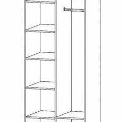 ГАММА Спальный гарнитур (модульный) дуб вотан в Ишиме - ishim.mebel24.online | фото 10