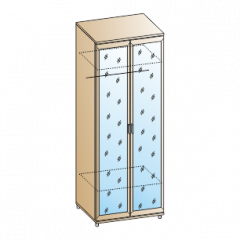 Спальня Мелисса композиция 6 (Снежный Ясень) в Ишиме - ishim.mebel24.online | фото 4