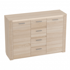 Спальный гарнитур Элана (модульная) Дуб сонома в Ишиме - ishim.mebel24.online | фото 2