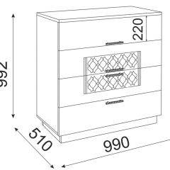 Спальный гарнитур Тиффани (БЕЛЫЙ ТЕКСТУРНЫЙ/БЕЛЫЙ) в Ишиме - ishim.mebel24.online | фото 13