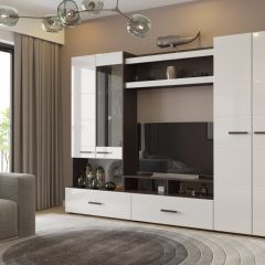 Стенка Ненси Люкс (Эко) в Ишиме - ishim.mebel24.online | фото