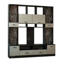Стенка Сабина (модульная) венге/дуб белфорт в Ишиме - ishim.mebel24.online | фото 4