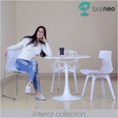 Стол Barneo T-3 Tulip style (RAL9003 белый, D80) в Ишиме - ishim.mebel24.online | фото 6