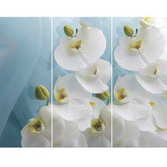 Стол Бостон-3 (Белая Орхидея) 1100/1420*700, опора Брифинг в Ишиме - ishim.mebel24.online | фото 2