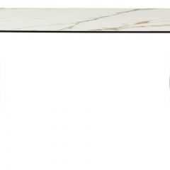 Стол BRONTE 220 KL-188 Контрастный мрамор матовый, итальянская керамика/ Шампань, ®DISAUR в Ишиме - ishim.mebel24.online | фото 2
