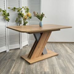 Стол EXEL 140 Дуб Вотан/ Алюминий М-City в Ишиме - ishim.mebel24.online | фото 3