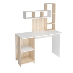 Стол компьютерный Олимп (дуб сонома/белый) в Ишиме - ishim.mebel24.online | фото 3