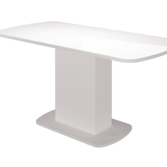 Стол обеденный Соренто 2 раздвижной (Белый) в Ишиме - ishim.mebel24.online | фото 1