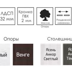 Стол раскладной Ялта-2 (опоры массив резной) в Ишиме - ishim.mebel24.online | фото 4