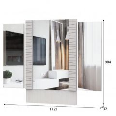 ГАММА 20 Стол туалетный + Зеркало (Серия №4) в Ишиме - ishim.mebel24.online | фото 3