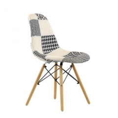 Стул Barneo N-12 Patchwork черно-белый в Ишиме - ishim.mebel24.online | фото