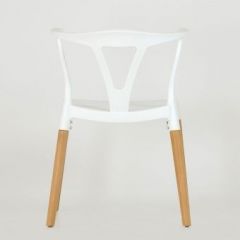 Стул Barneo N-218 Wishbone интерьерный кухонный белый в Ишиме - ishim.mebel24.online | фото 2