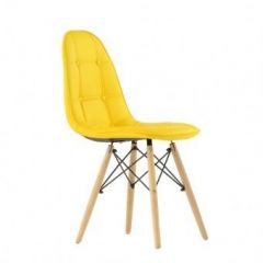 Стул Barneo N-43 Pulsante PU желтый в Ишиме - ishim.mebel24.online | фото 1