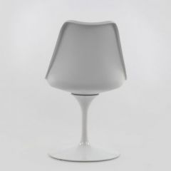 Стул Barneo N-8 Tulip style белый с белой подушкой в Ишиме - ishim.mebel24.online | фото 4